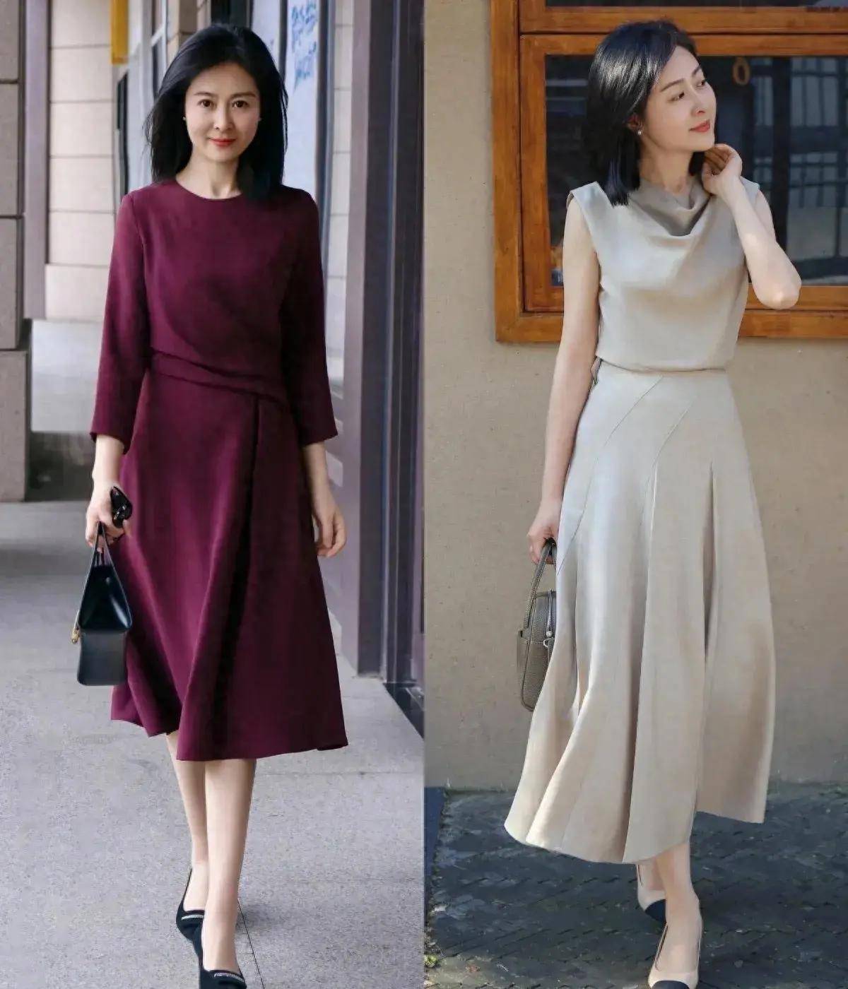 Phối Đồ Cho Người Trung Niên Nữ Hack Tuổi, Sang Trọng 2 phối đồ cho người trung niên nữ