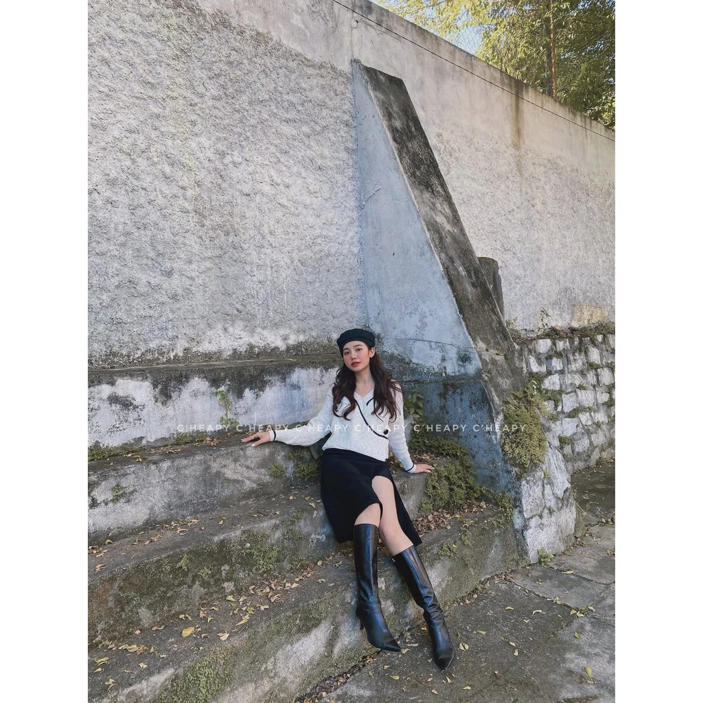 Chân Váy Dài Xẻ Midi Cheapy Vải Umi Hàn Cao Cấp Bền Đẹp 15 Chân váy dài xẻ midi chất liệu cao cấp