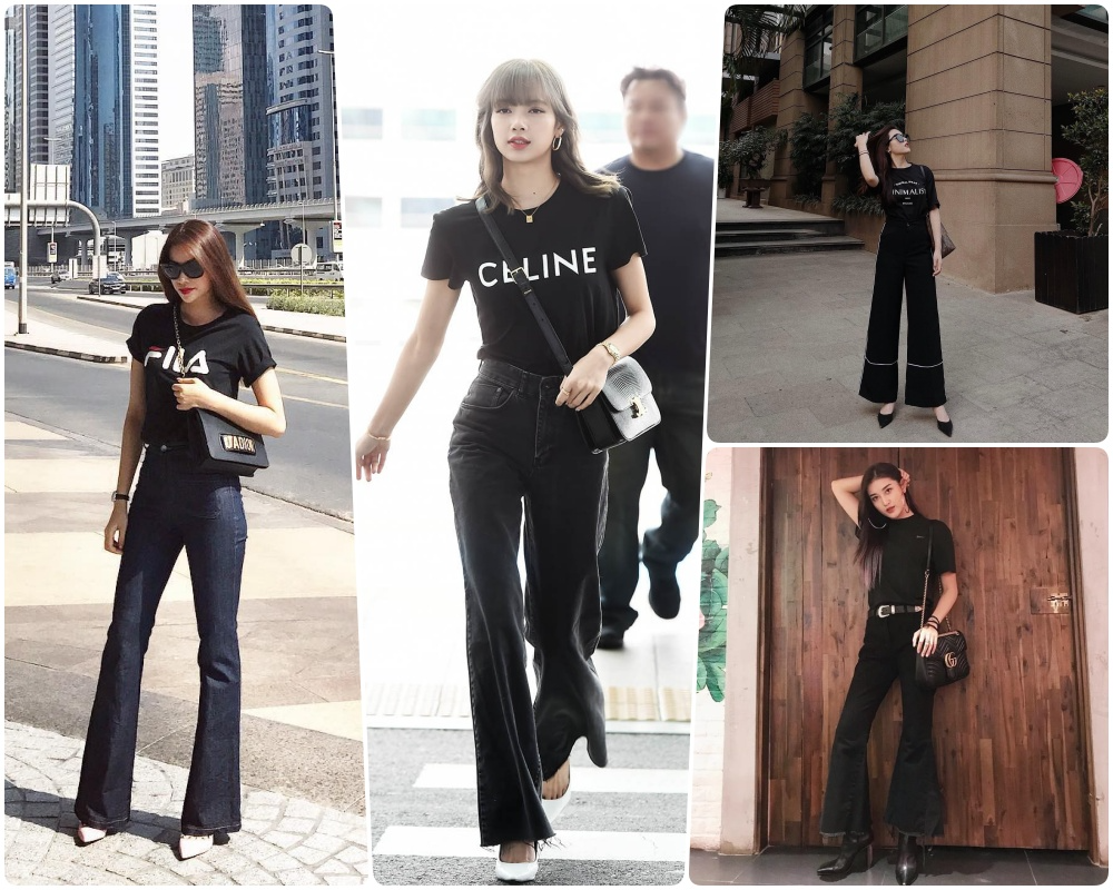 Quần tây ống loe mặc với áo gì? Phối đồ chuẩn fashionista 7 phối đồ với blazer