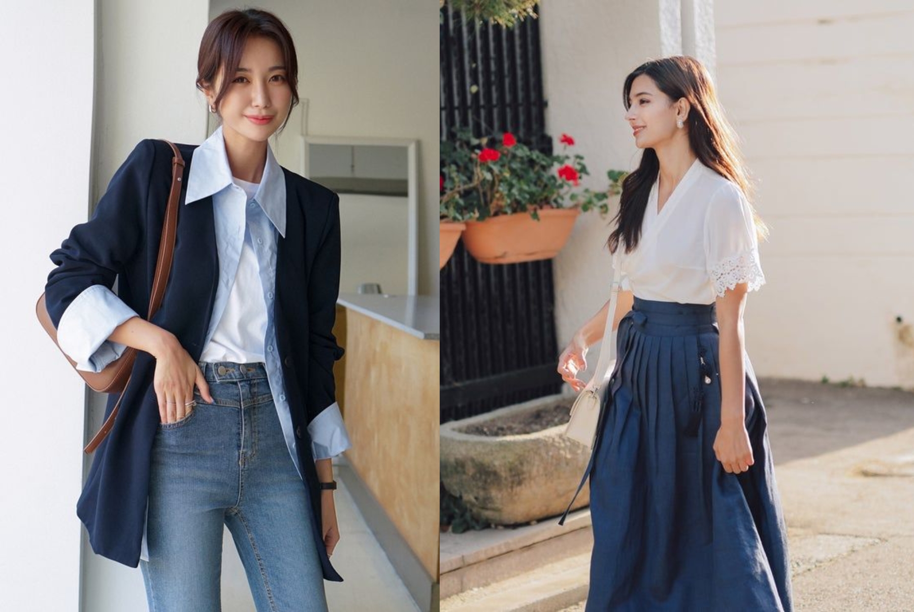 Màu Xanh Navy Phối Với Màu Gì? 11+ Cách Mix Đồ Thanh Lịch 5 Quần xanh navy mặc với áo màu gì nữ