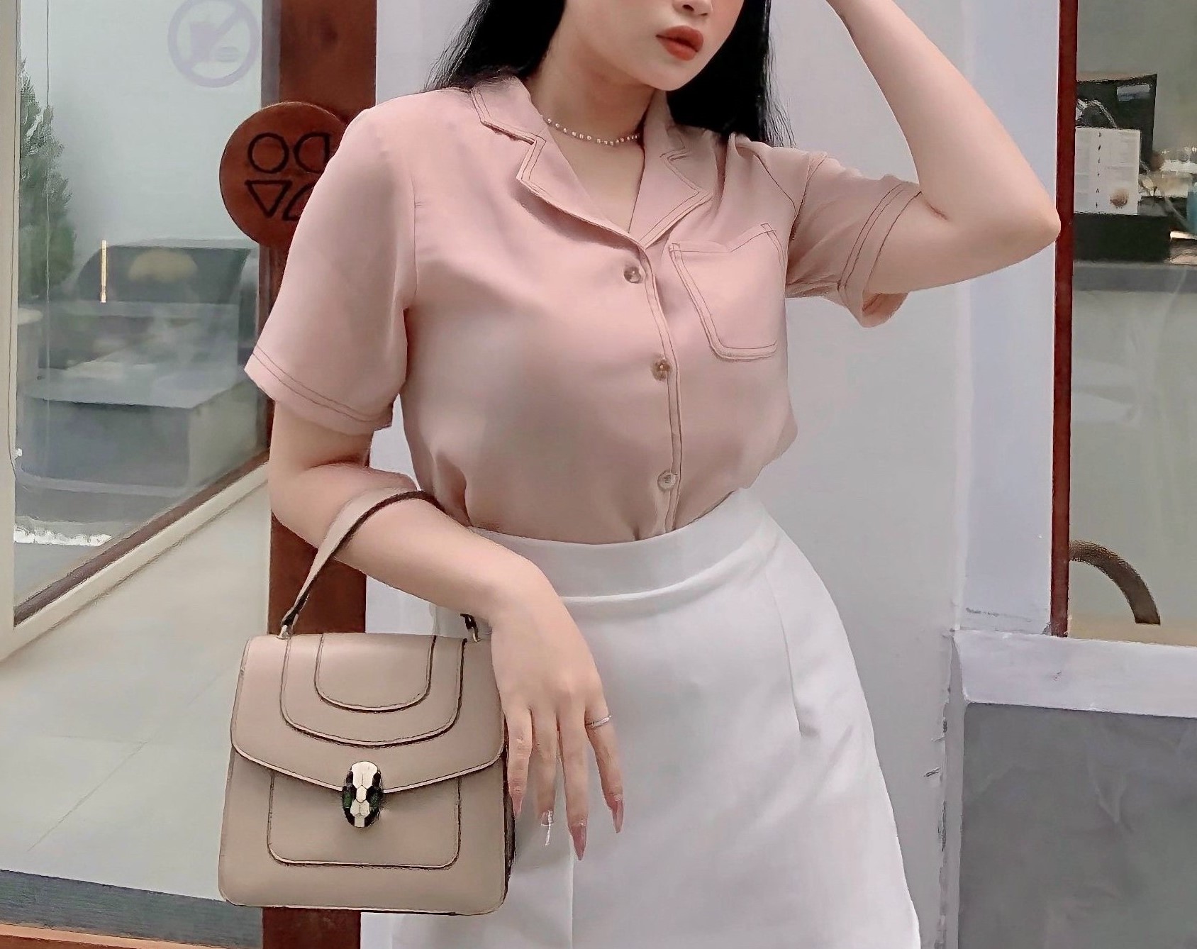 10+ Cách Phối Áo Sơ Mi Cho Người Mập Nữ Hack Dáng Đỉnh 4 Thời trang công sở cho người mập