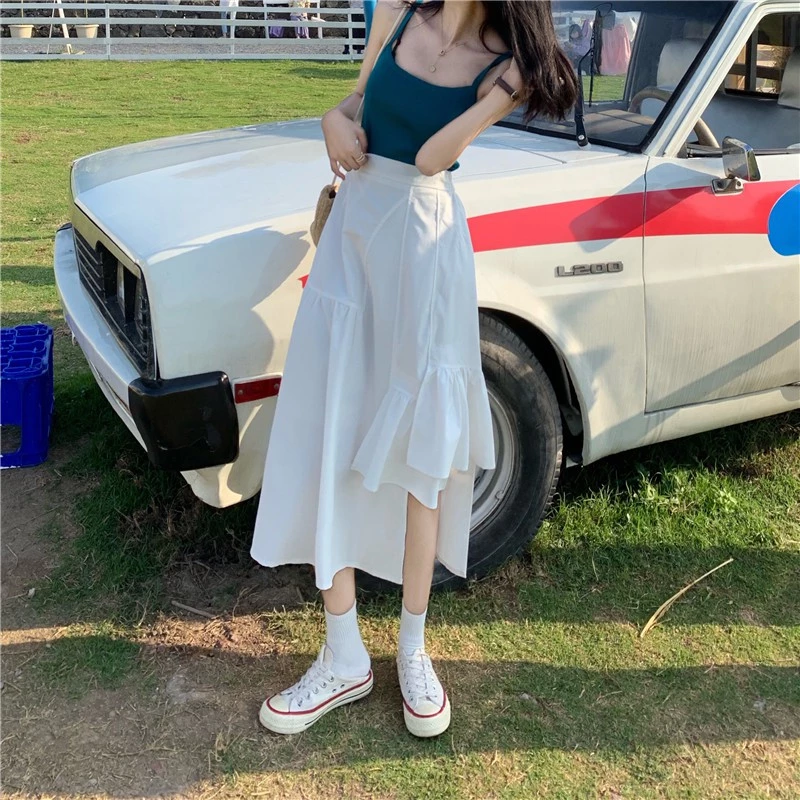 chân váy a dáng dài dự tiệc