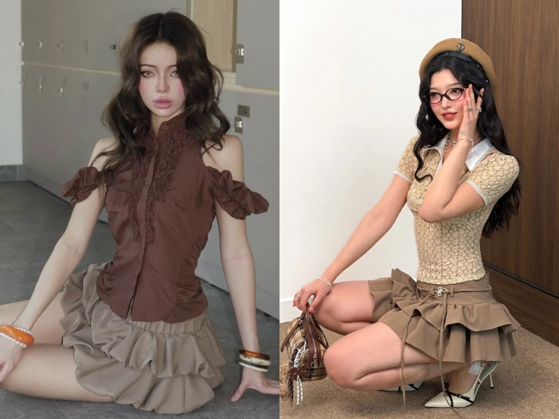 Cách phối đồ với áo khoác màu nâu