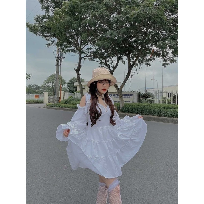 Đầm Hai Dây Snow Voan Tơ Cao Cấp, Thiết Kế Tinh Khôi 19 Chất liệu của đầm hai dây Snow