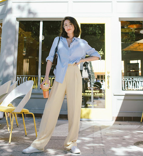 Áo Peplum Phối Quần Ống Rộng 10+ Cách Mix Đồ Hack Dáng 10 Cách phối đồ với áo peplum