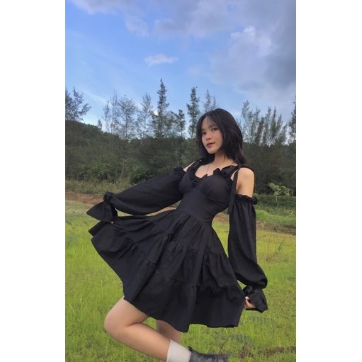 Đầm Hai Dây Snow Voan Tơ Cao Cấp, Thiết Kế Tinh Khôi 26 Đầm hai dây Snow từ thương hiệu Cheapy