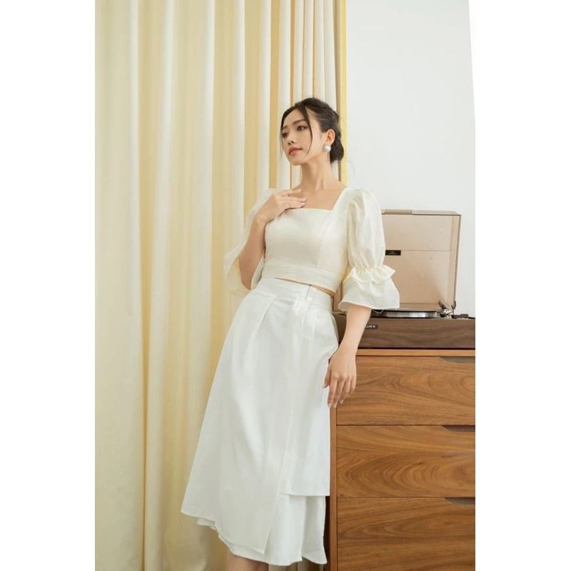 chân váy a dáng dài