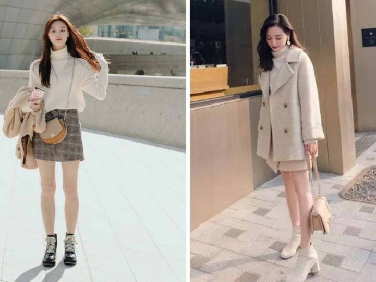 mặc váy mùa đông không lạnh