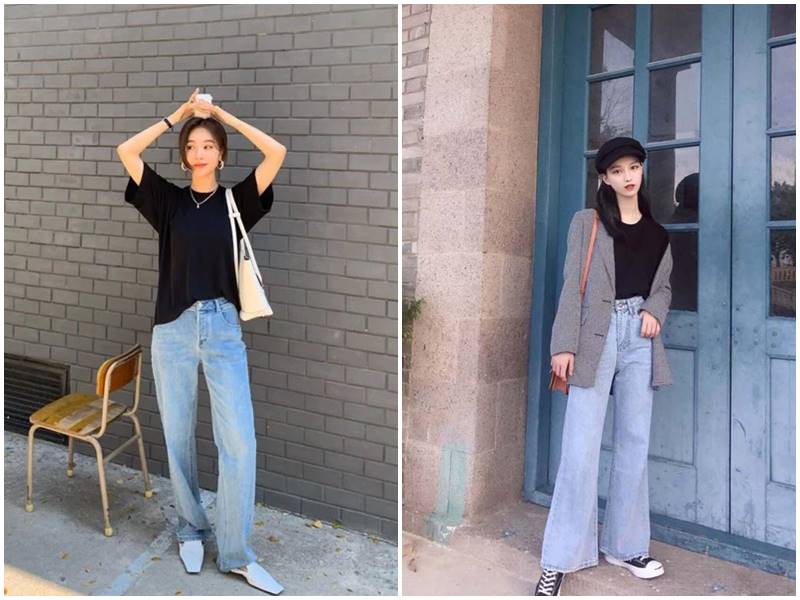 phối đồ đen đơn giản