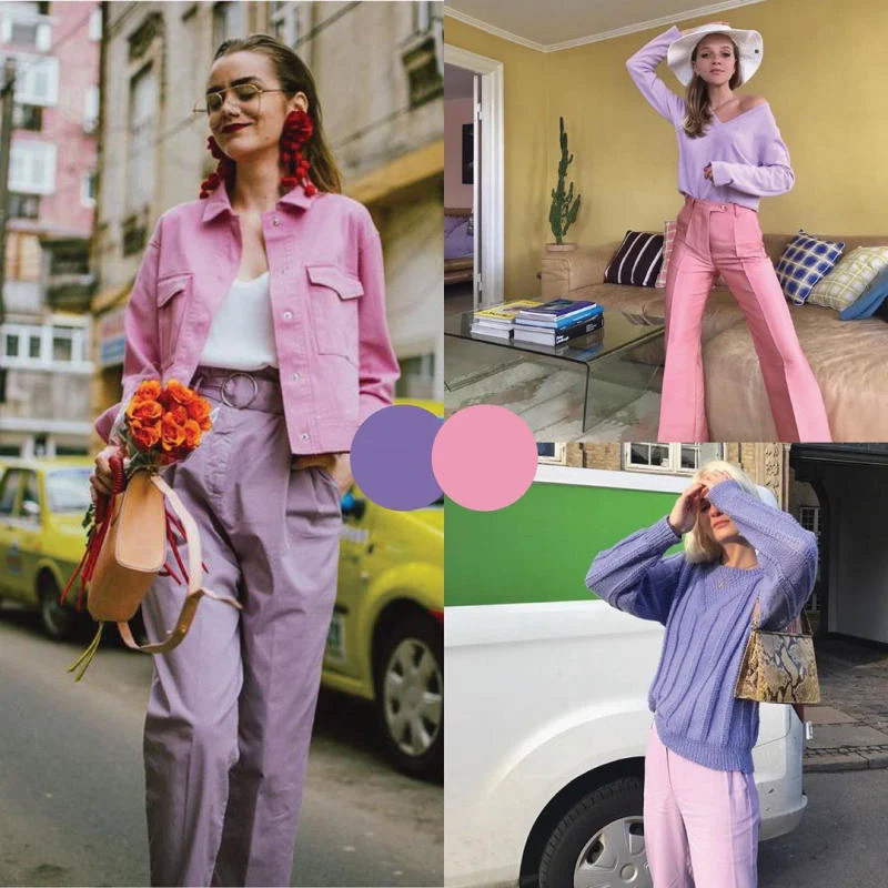 Quần màu hồng kết hợp với áo màu gì