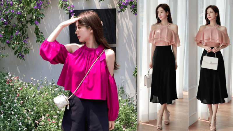 ao hong phoi voi quan mau gi nu 2734