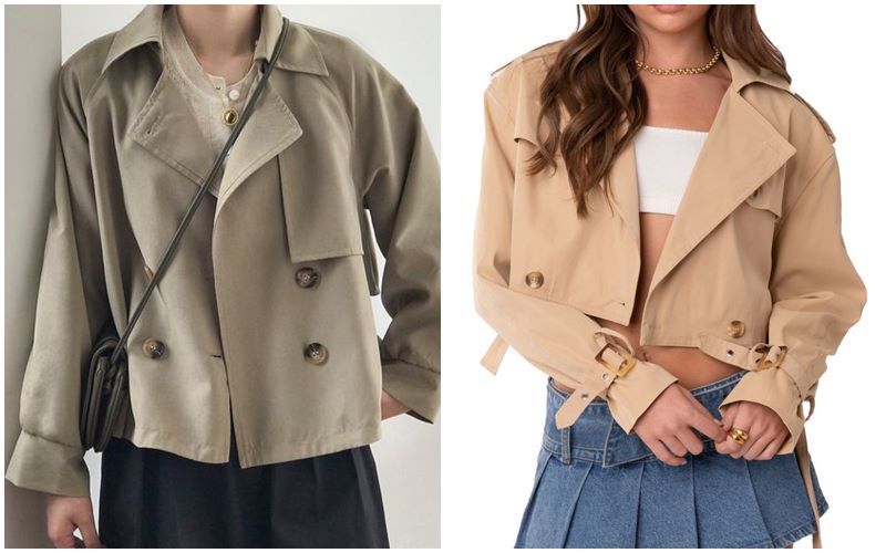 Áo măng tô ngắn mặc với quần gì