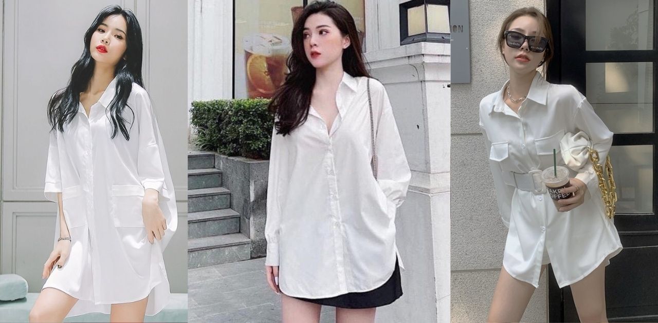 20+ Cách Phối Đồ Áo Sơ Mi Nữ Sành Điệu Hack Dáng 9 Cách mặc áo sơ mi trắng đẹp