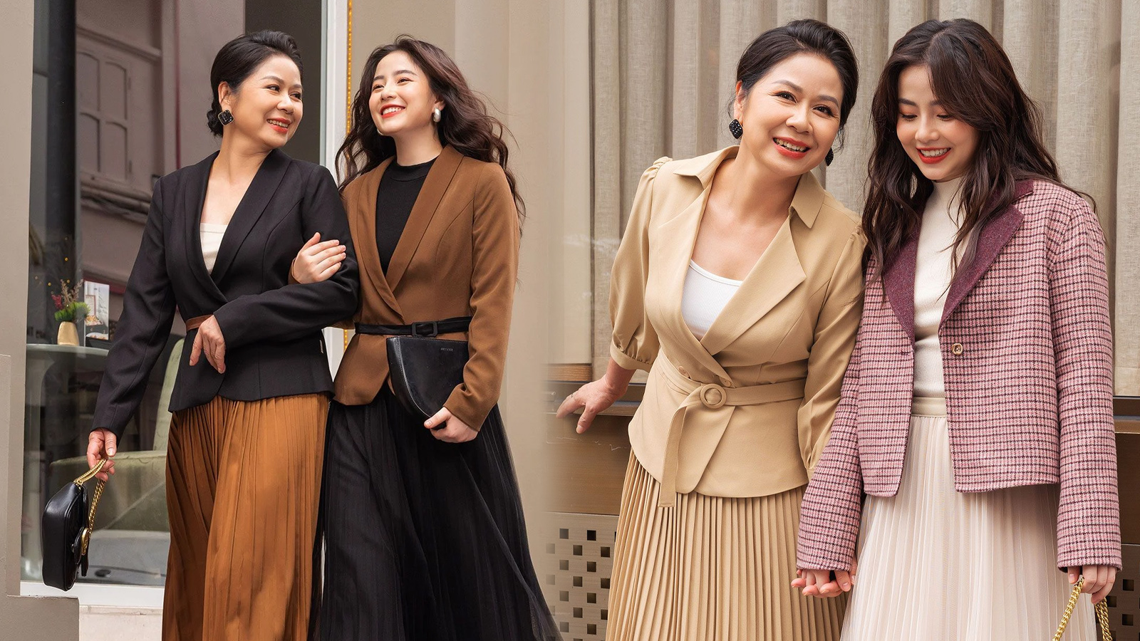 Phối Đồ Cho Người Trung Niên Nữ Hack Tuổi, Sang Trọng 7 áo khoác cho người trung niên