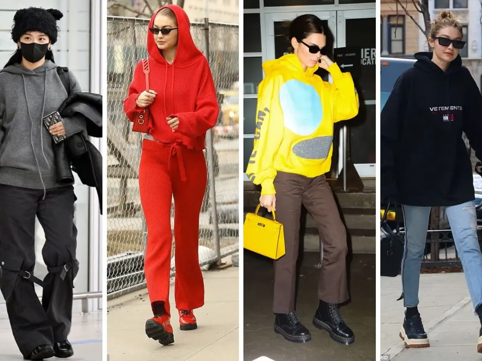 15+ Cách Phối Đồ Ngầu Nữ Cực Chất Cho Nàng Cá Tính 4 Phối đồ ngầu nữ với áo hoodie