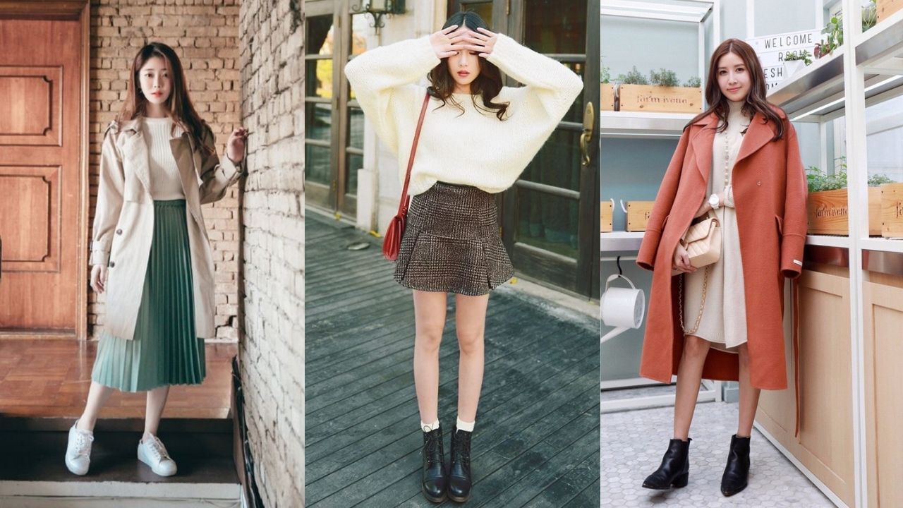 Phối váy mùa đông đi tiệc