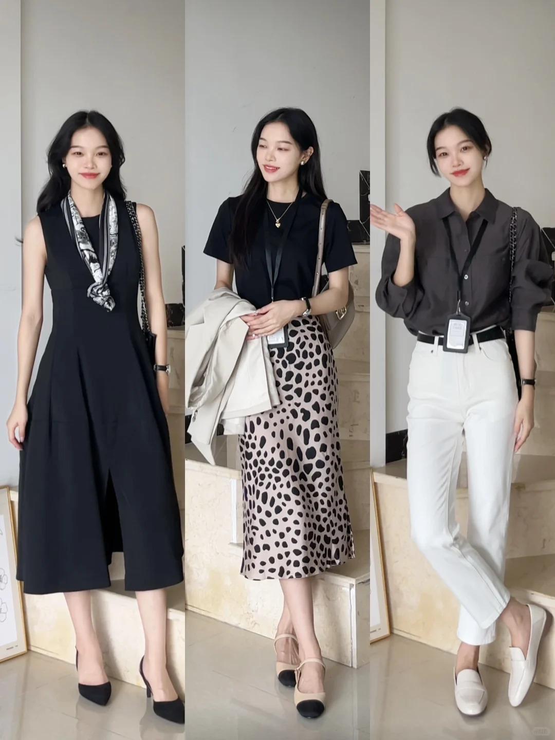 Phối đồ công sở với quần ống rộng