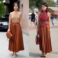 15+ Cách Phối Đồ Với Áo Sát Nách Nữ Sành Điệu Hack Dáng 5 Áo sát nách mặc với chân váy dài