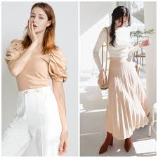 quần kem phối áo màu gì