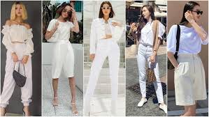 Quần trắng phối áo màu gì nữ