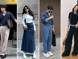 Quần xanh navy mặc với áo màu gì? 11+ cách phối đồ cực chất 2 phối đồ với quần xanh navy