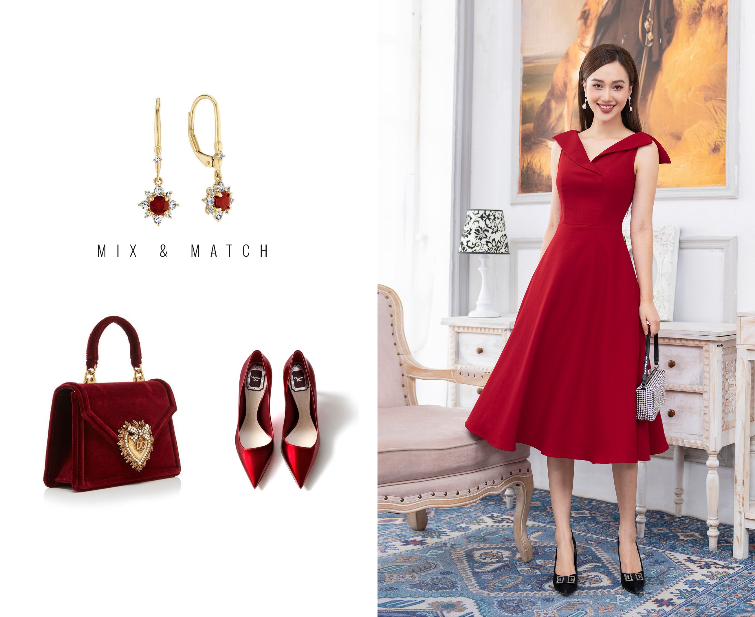 10+ Cách Phối Đồ Dự Tiệc Sang Trọng Tôn Dáng Cực Đỉnh 2 Phối đồ đi tiệc cho nữ