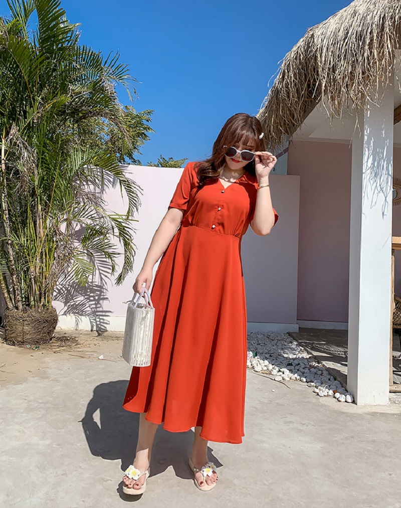 10+ Mẫu Váy Maxi Đi Biển Cho Người Béo Che Dáng Cực Đỉnh 5 Mẫu váy maxi đi biển cho người mập