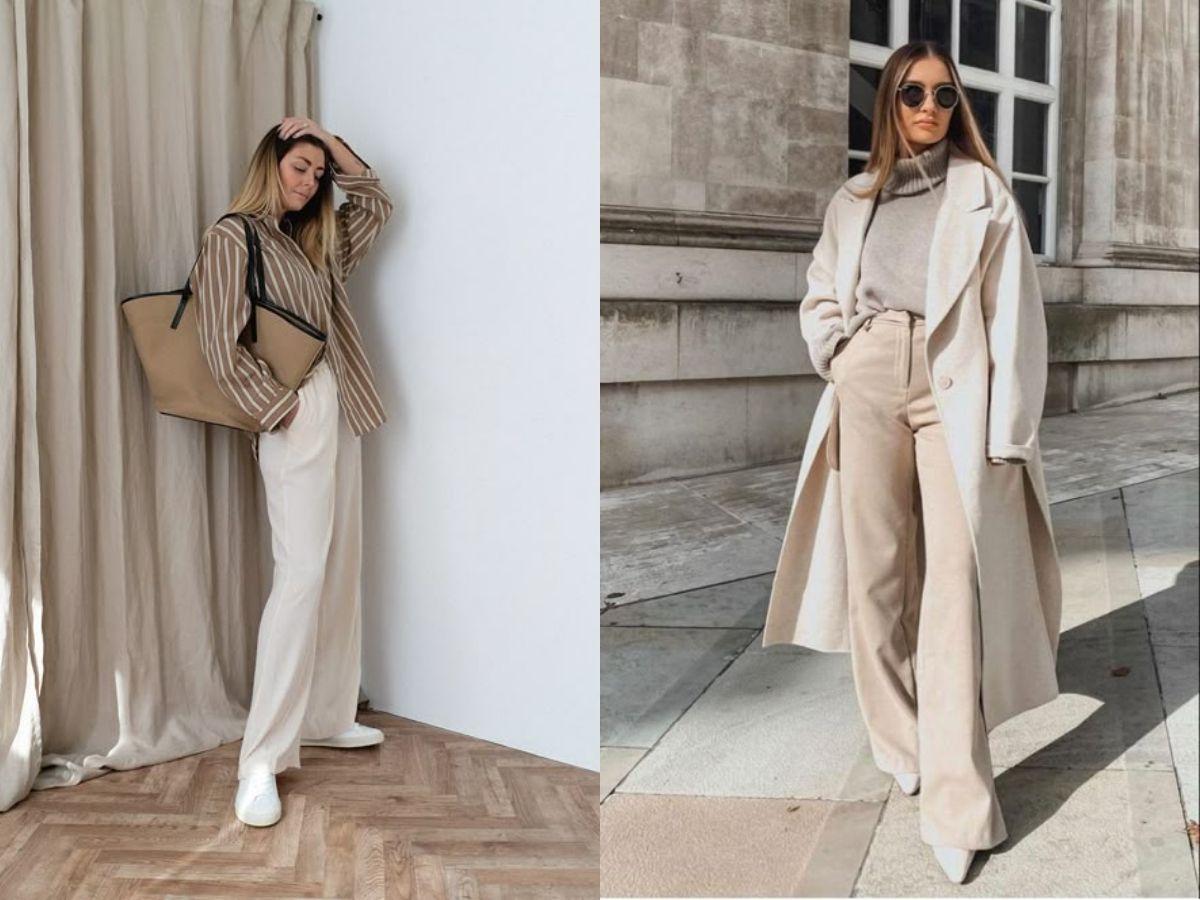 Áo màu kem phối với quần màu gì cho nữ