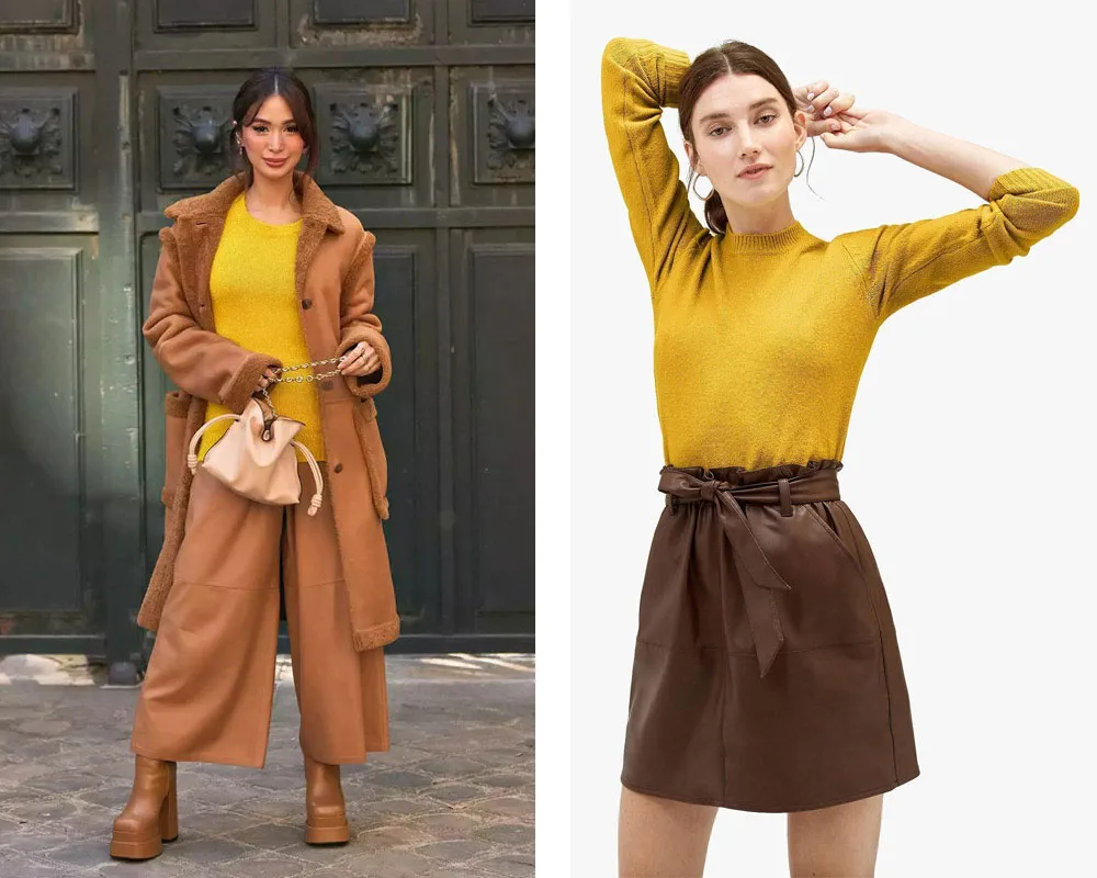Phối đồ màu vàng chanh cá tính
