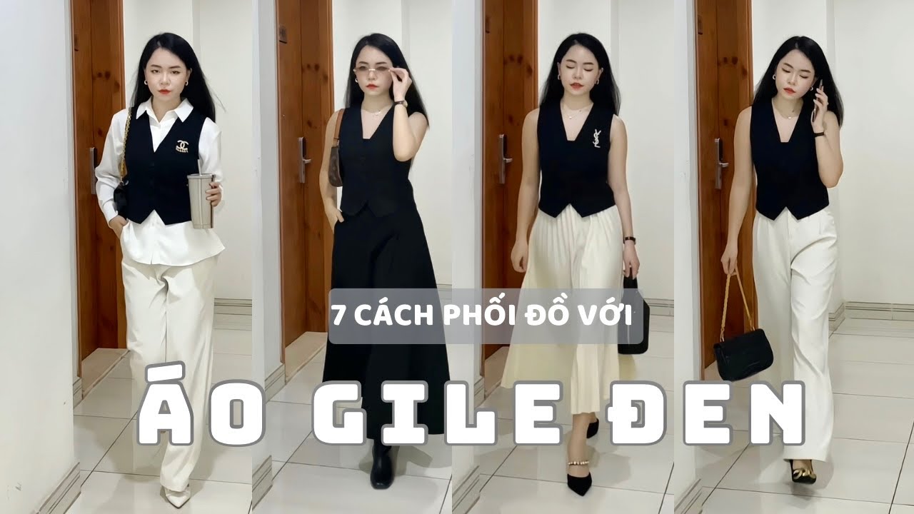 15+ Cách Phối Đồ Với Áo Khoác Gile Nữ Sành Điệu Hack Dáng 1 Những cách phối đồ với áo khoác gile nữ