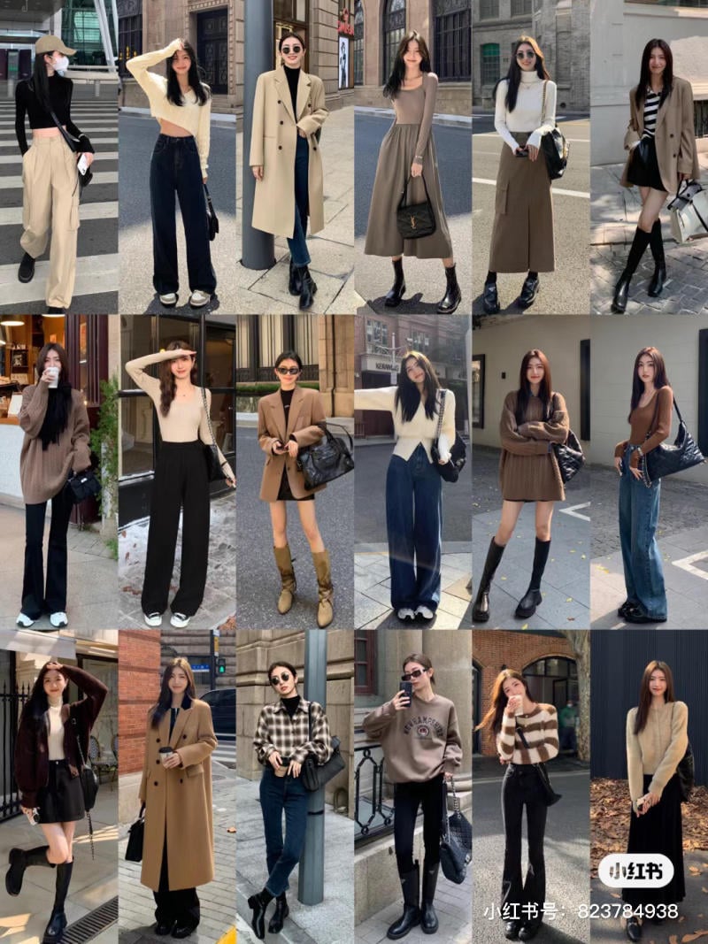 Cách phối đồ nữ style Hàn Quốc