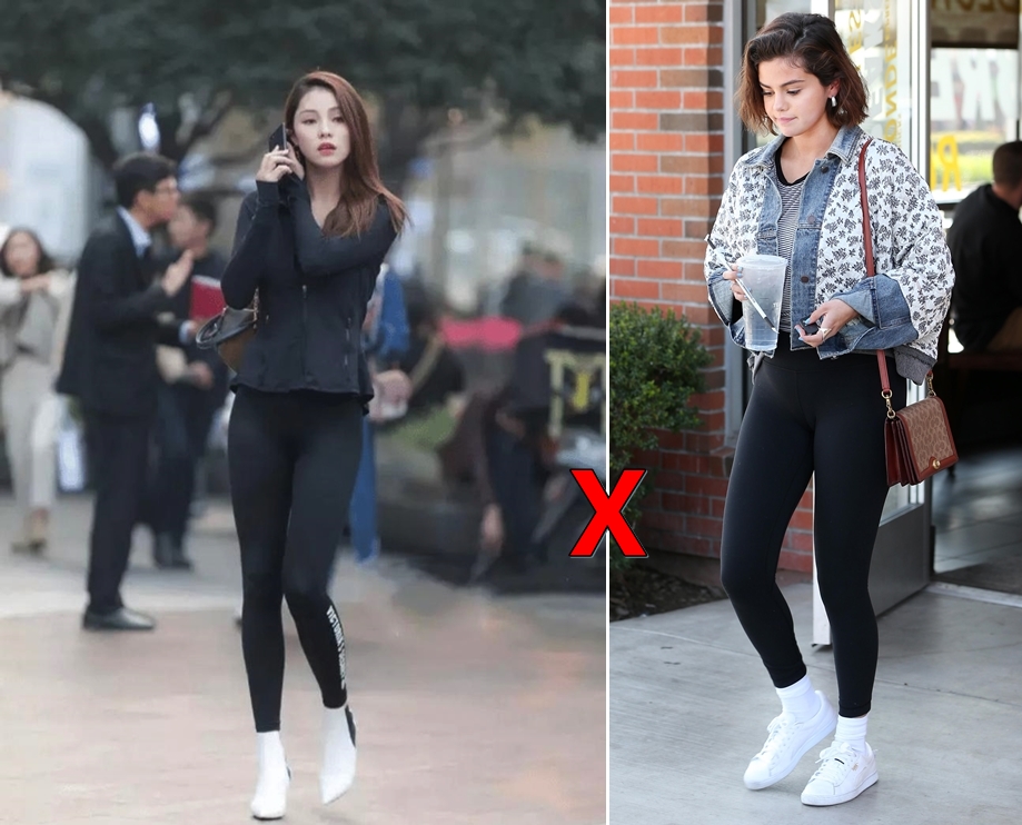 mặc legging đi làm