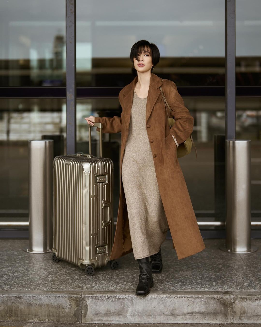 Phối đồ màu nâu cho nữ