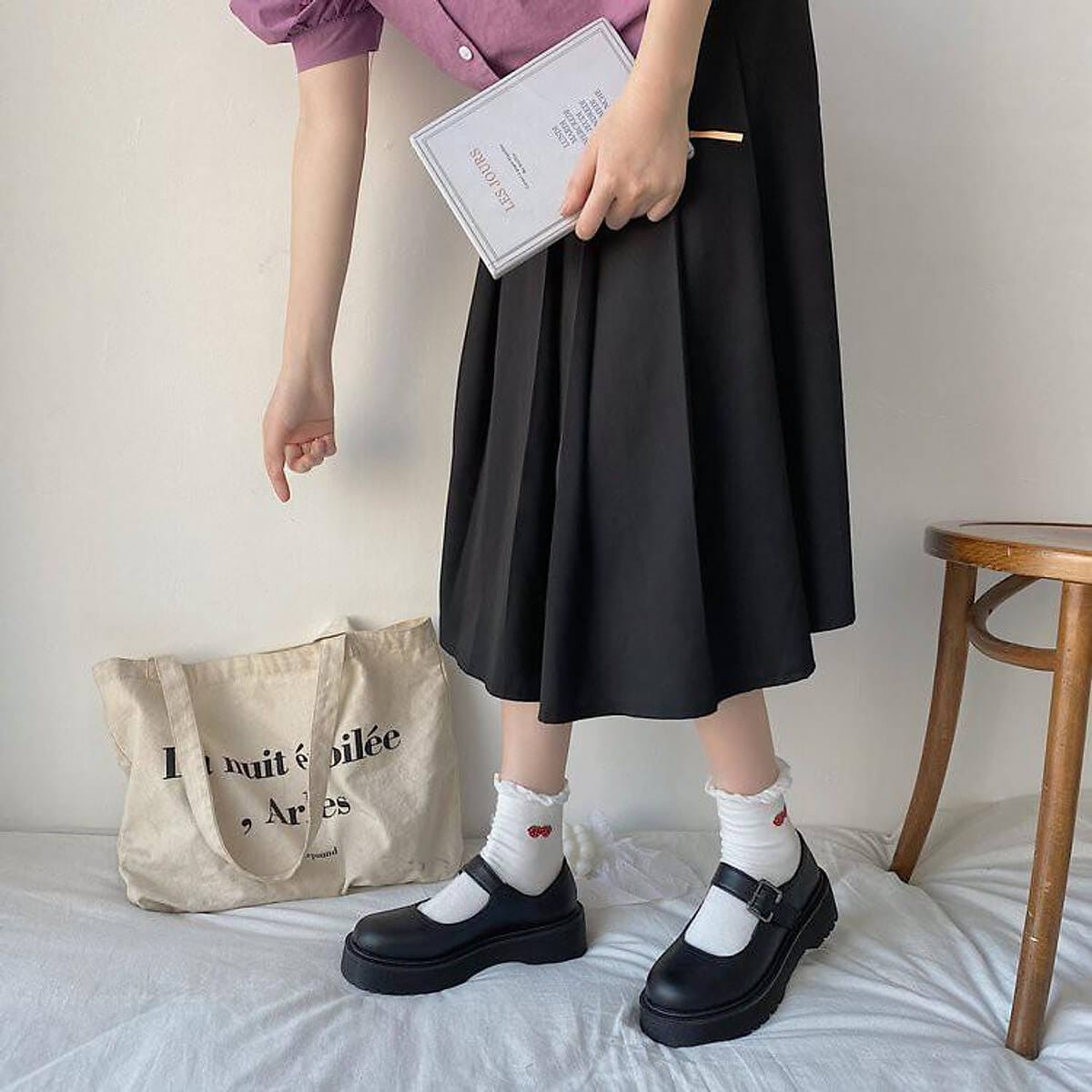 10+ Cách Phối Đồ Với Giày Oxford Nữ Thanh Lịch & Hack Tuổi 9 Phối đồ với giày oxford nữ và tất