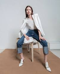 phoi ao vest voi quan jean nu 2807