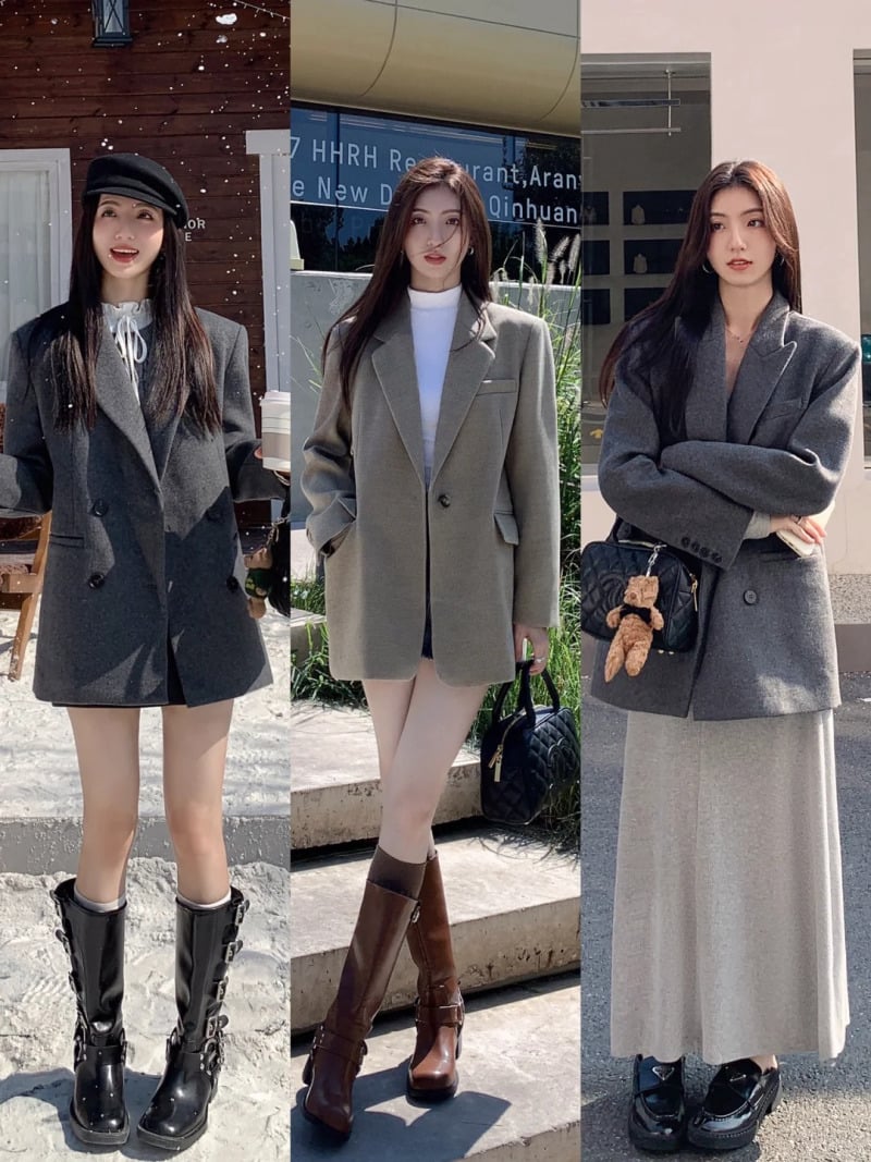 15+ Cách Phối Đồ Với Áo Vest Nữ Trẻ Trung Sành Điệu 5 Phối đồ với áo vest nữ và quần ống rộng