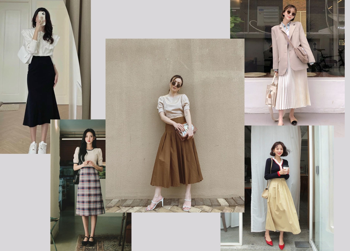 Chân Váy Tầng Dài Phối Áo Gì? 10+ Cách Mix Đồ Hack Dáng 1 Chân váy tầng dài phối áo gì