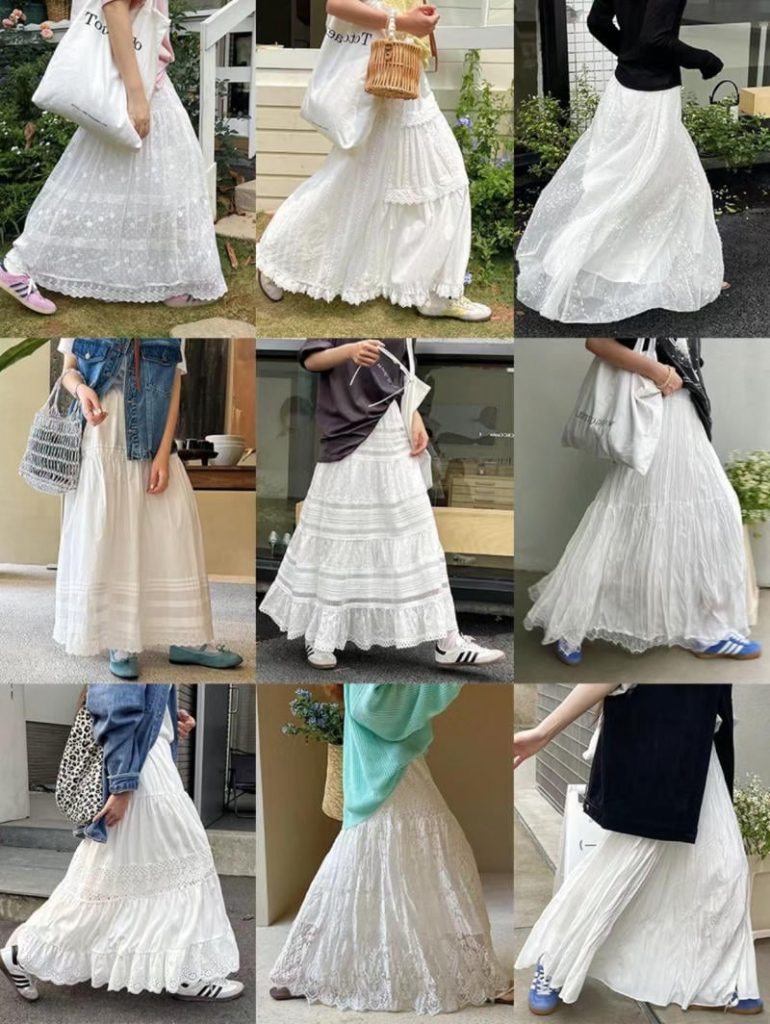 phoi do voi chan vay trang dai 2588