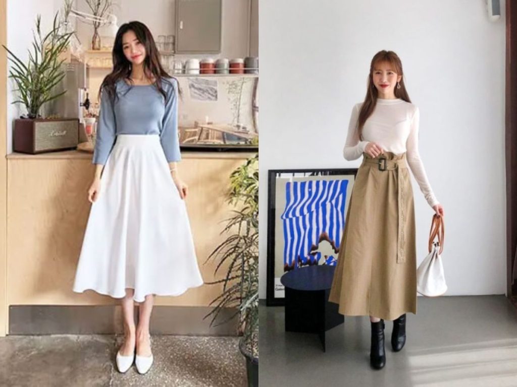 phoi do voi chan vay trang dai mua dong 4125