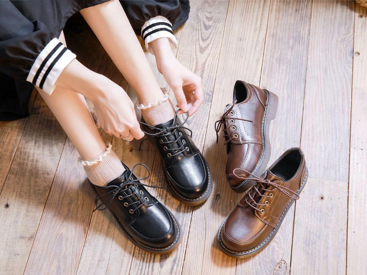 10+ Cách Phối Đồ Với Giày Oxford Nữ Thanh Lịch & Hack Tuổi 7 Phối đồ với giày oxford nữ và chân váy dài