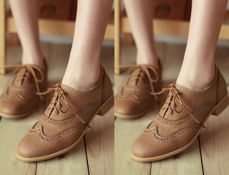 10+ Cách Phối Đồ Với Giày Oxford Nữ Thanh Lịch & Hack Tuổi 4 Phối giày oxford nữ với quần tây