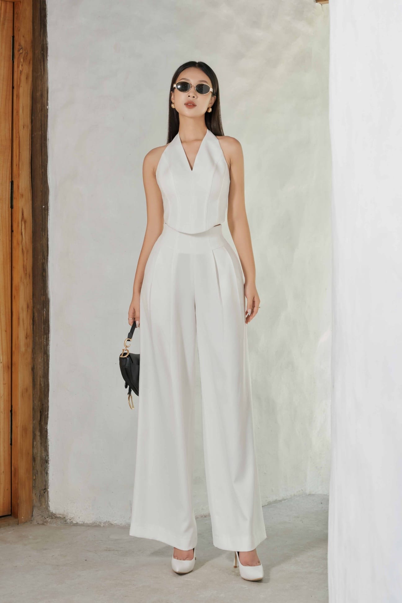 Phối đồ với quần tây trắng nữ