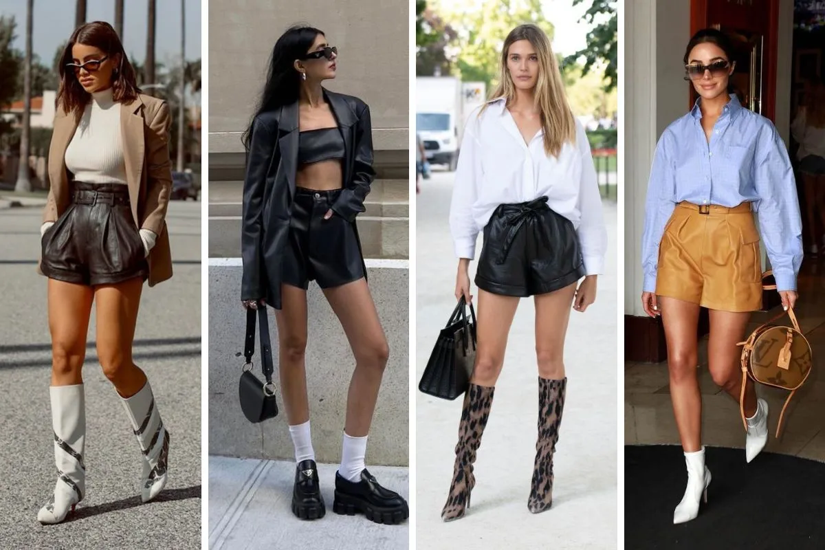 Phối đồ với quần short nữ và áo croptop