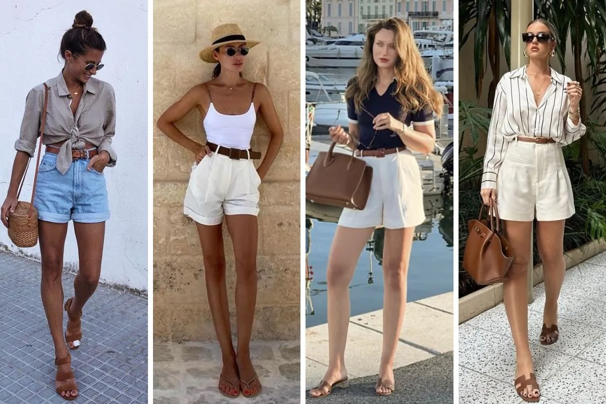 Phối đồ với quần short jean nữ