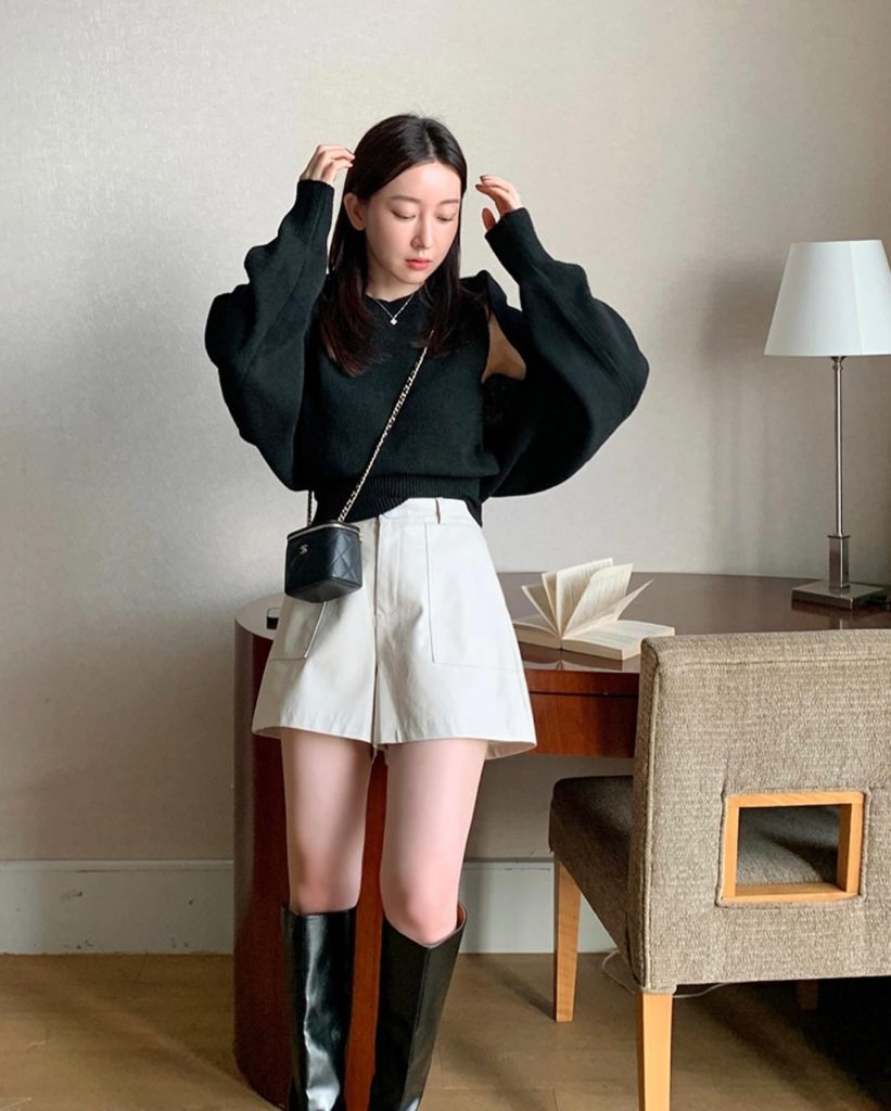 phoi giay voi quan short nu 2863