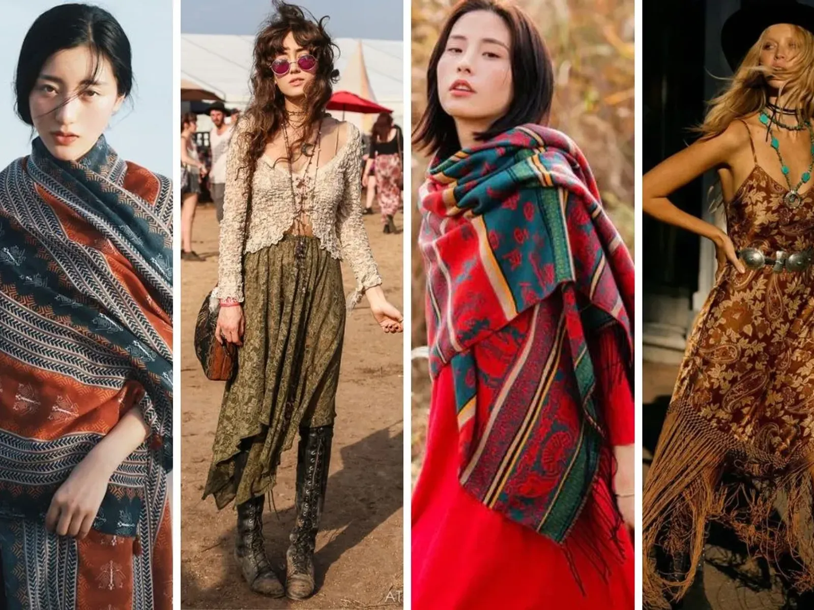 Phong Cách Bohemian Là Gì? Cách Phối Đồ Boho Sành Điệu 4 Phối đồ phong cách bohemian