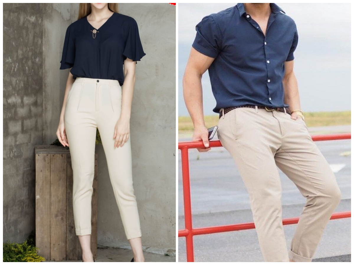 Quần Màu Be Phối Áo Màu Gì Nữ? 10+ Gợi Ý Thời Thượng 2 phối đồ màu nâu be