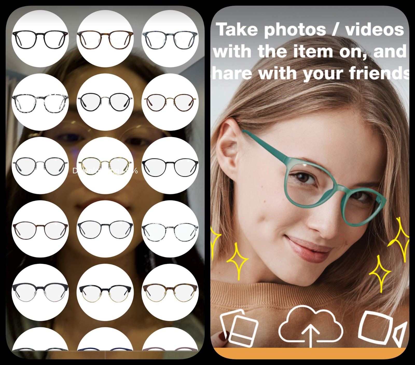 Tư vấn chọn kính cho mặt trái xoan