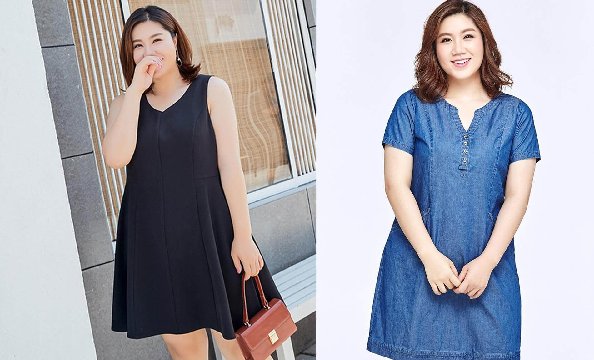 Cách phối đồ cho người béo lùn nữ