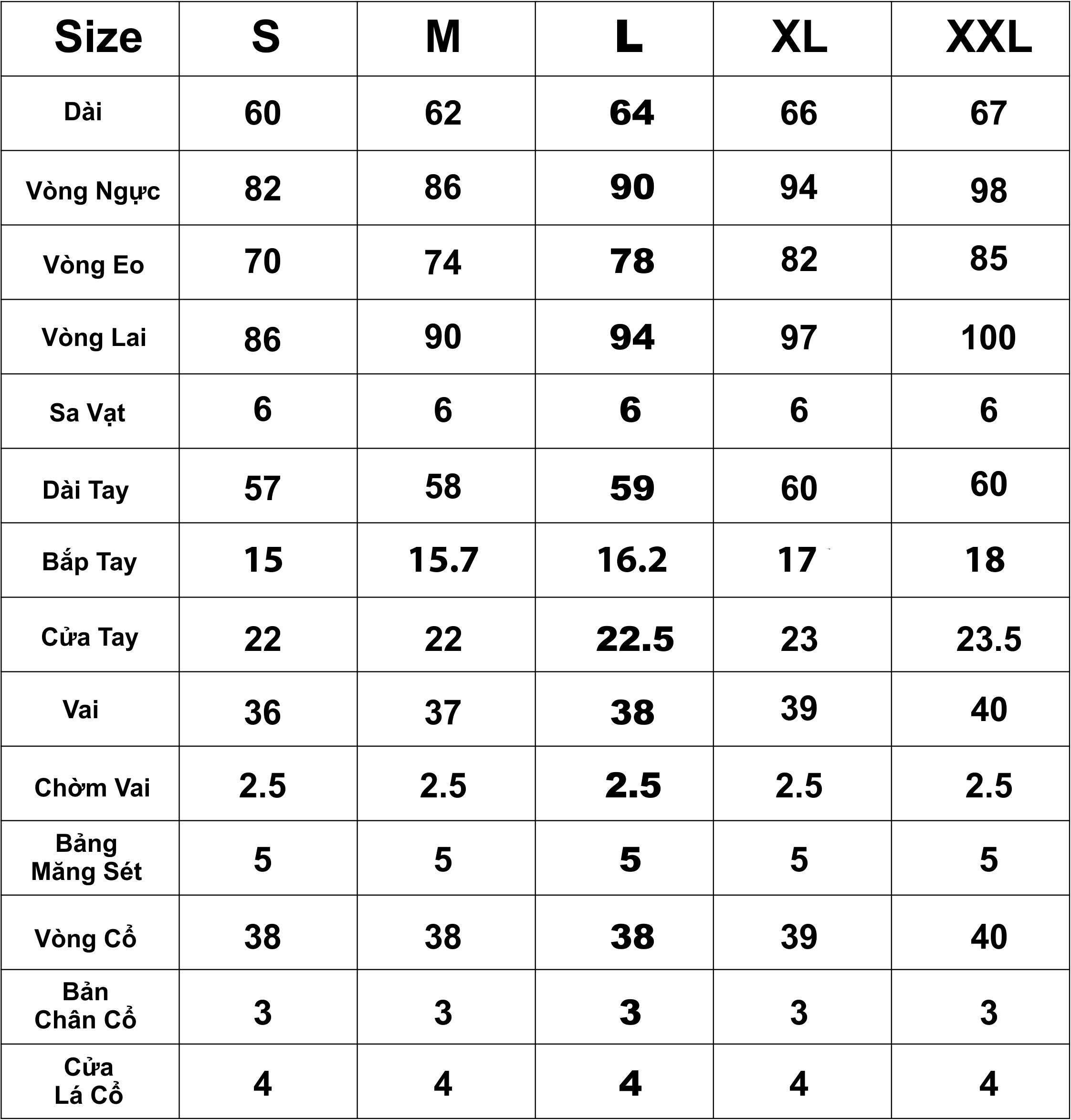 Cách đo thông số cơ thể chọn size áo